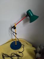 7940) antieke gekleurde tafel lamp, Ophalen of Verzenden, Minder dan 50 cm