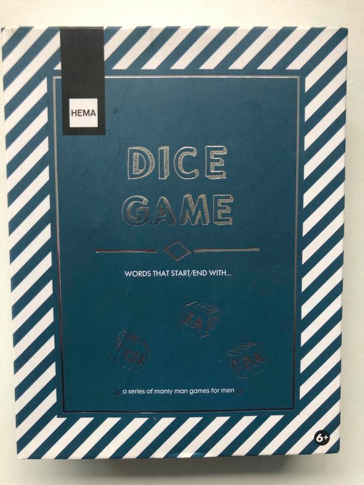 Dobbelspel - Dice Game, Hobby en Vrije tijd, Gezelschapsspellen | Bordspellen, Zo goed als nieuw, Een of twee spelers, Drie of vier spelers
