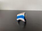 Vintage Gesneden Ring Turbo Shell Afrikaanse Sarmaticus, Overige materialen, Gebruikt, 20 of groter, Blauw