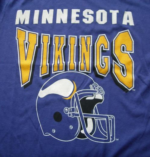 Vintage minnesota vikings nfl football t shirt by garan, Sport en Fitness, Rugby, Nieuw, Kleding, Ophalen of Verzenden