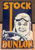 Emaille bord dunlop, Verzamelen, Ophalen, Gebruikt, Reclamebord
