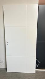Afgelakte deur 93.0 x 211.5 Opdek rechts, 80 tot 100 cm, Binnendeur, Ophalen of Verzenden, Zo goed als nieuw