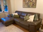 Italsofa leren Loungebank, Huis en Inrichting, Ophalen of Verzenden, Gebruikt, Leer, Comfortabel
