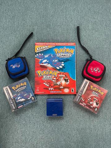 Pokemon ruby sapphire combo beschikbaar voor biedingen