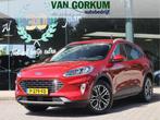 Ford Kuga 2.5 PHEV Titanium X / NL AUTO (bj 2022, automaat), Gebruikt, 4 cilinders, Leder en Stof, Hybride Elektrisch/Benzine