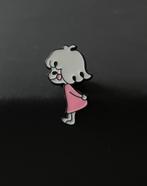 Meisje met roze jurkje enamel pin, Verzamelen, Verzenden, Nieuw, Overige onderwerpen, Speldje of Pin