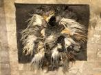 Twee verschillende wandkleden met schapenwol, Ophalen of Verzenden, Zo goed als nieuw, Overige typen, 75 cm of meer
