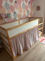 KURA Keerbaar kinderbed met lattenbodem, Ophalen, 140 tot 160 cm, Zo goed als nieuw, Hoogslaper of Stapelbed