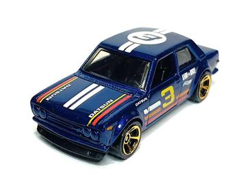 Hot Wheels Mystery Models '71 Datsun 510, Dark blue metallic beschikbaar voor biedingen