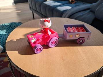Hello Kitty Unicorn tractor duplo + aanhangwagen beschikbaar voor biedingen