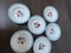 6 prachtige soepborden Digoin Sarreguemines, Marinette., Antiek en Kunst, Ophalen of Verzenden