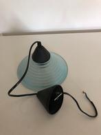 Blauwe hanglamp, Ophalen of Verzenden, Zo goed als nieuw