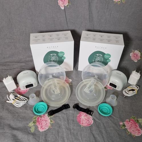 2 draagbare elektrische borstkolven Nutrea EasyFlow, Kinderen en Baby's, Babyvoeding en Toebehoren, Zo goed als nieuw, Borstkolf