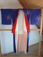 Traditionele Japanse Kimono parple red, Antiek en Kunst, Ophalen of Verzenden