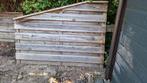 Tuinscherm schuin aflopend, Tuin en Terras, Ophalen, Gebruikt, Minder dan 3 meter