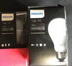 2 x Witte HUE Lampen E27 fitting van Philips, Led-lamp, Minder dan 30 watt, Soft of Flame, Zo goed als nieuw