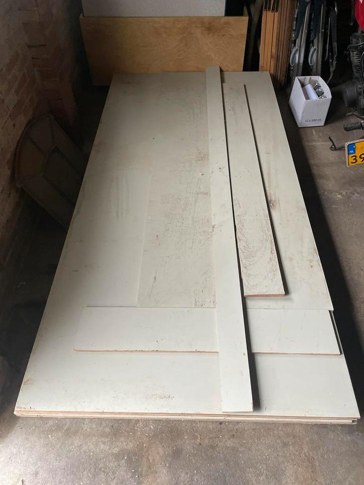 Okoume watervast Multiplex platen, Doe-het-zelf en Verbouw, Platen en Panelen, Gebruikt, Multiplex, 20 tot 50 mm, Ophalen of Verzenden