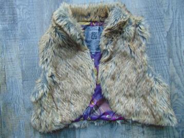 City Life (nep) bont vest maat 40/42 vestje bruin beschikbaar voor biedingen