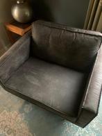 Leren loveseat, Huis en Inrichting, Fauteuils, Ophalen, Gebruikt, Minder dan 75 cm, Leer