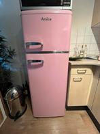 Roze Amica Koelkast met Vriesvak, Witgoed en Apparatuur, Koelkasten en IJskasten, 150 tot 200 liter, Gebruikt, Ophalen of Verzenden
