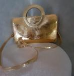 tas goud., Sieraden, Tassen en Uiterlijk, Tassen | Damestassen, Ophalen of Verzenden, Zo goed als nieuw, Overige kleuren, Schoudertasje