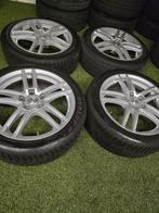 mooie set 18 inch velgen te koop 5x112 winterbanden, 18 inch, Gebruikt, Banden en Velgen, 235 mm