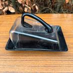 Art deco kaasstolp, heel klein chipje onderbord, Antiek en Kunst, Antiek | Glas en Kristal, Ophalen of Verzenden