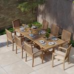 Luxueuze teak tuinmeubelen gemixte set, Tuin en Terras, Tuinsets en Loungesets, Ophalen of Verzenden