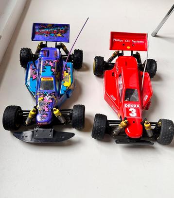 Kyosho Lazer 2000 RC buggy set – 2 auto’s + onderdelen beschikbaar voor biedingen