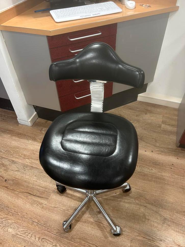 Werkstoel Jörg & Sohn 3012 H S.O.T., Huis en Inrichting, Bureaustoelen, Gebruikt, Bureaukruk, Zwart, Ergonomisch, Ophalen