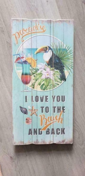 houten hout mdf plaat toekan deco summer deco beschikbaar voor biedingen