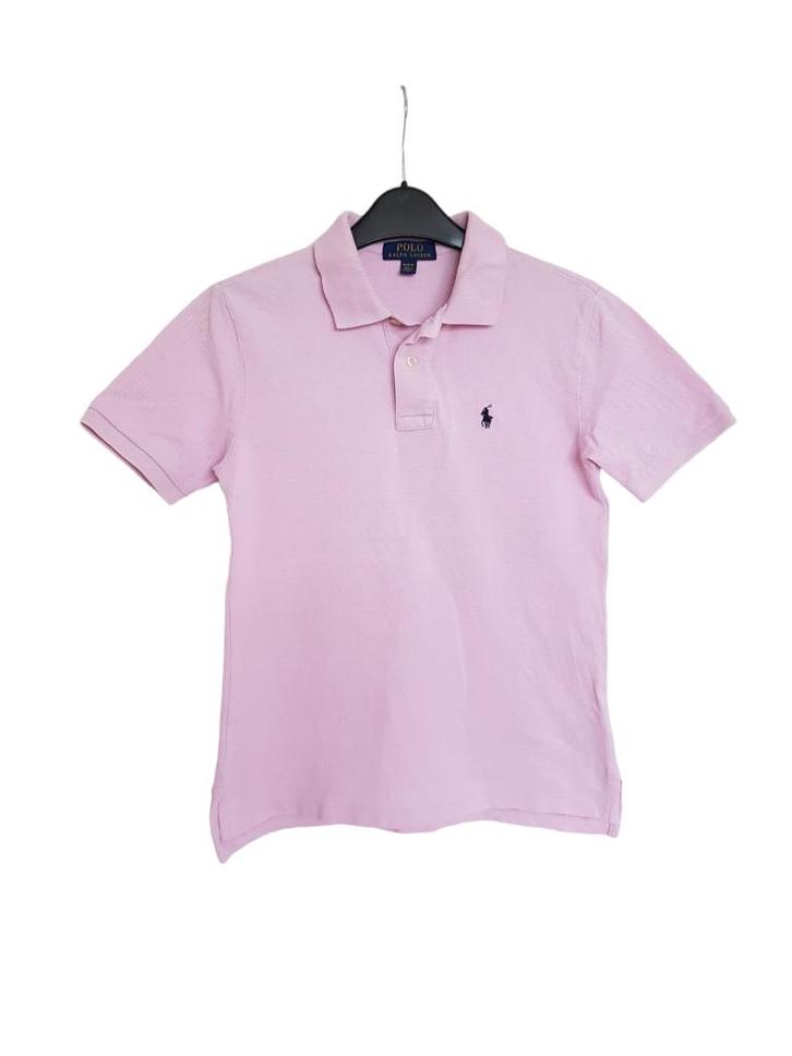 Prachtig licht roze RALPH LAUREN poloshirt maat M/10-12/146., Kinderen en Baby's, Kinderkleding | Maat 146, Zo goed als nieuw
