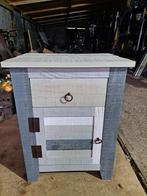 Steigerhouten Nachtkastjes - Set van 2, Huis en Inrichting, Slaapkamer | Nachtkastjes, Ophalen, Gebruikt, Minder dan 45 cm, Minder dan 55 cm
