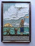 Cloisonne tegel Porceleyne fles Voedsel Vrede Vrijheid, Antiek en Kunst, Antiek | Wandborden en Tegels, Verzenden
