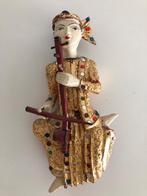 Indiaas beeldje muzikant, Rajastan, Ophalen of Verzenden, Zo goed als nieuw, Dier