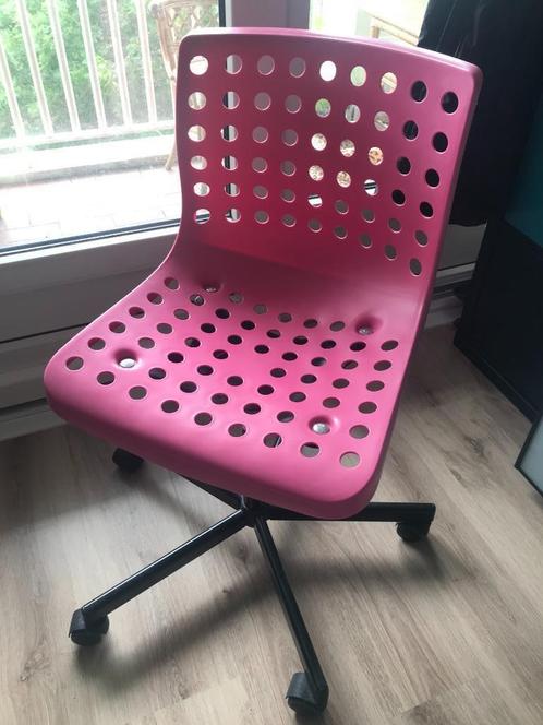Roze zwart bureaustoel computerstoel in hoogte verstelbaar, Huis en Inrichting, Bureaustoelen, Nieuw, Bureaustoel, Roze, Ophalen of Verzenden
