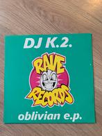 DJ K.2. - Oblivian E.P. - Rave Records Maxi-Single, Cd's en Dvd's, Vinyl | Dance en House, Ophalen of Verzenden, Zo goed als nieuw