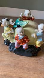 Vintage Chinees porseleinen beeldje met kinderen, Ophalen of Verzenden