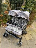 Joie Aire Twin Dark Pewter Tweelingbuggy, Gebruikt, Duowagen, Ophalen, Kinderwagen