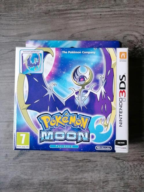 Pokémon Lune - Fan Edition, Spelcomputers en Games, Games | Nintendo 2DS en 3DS, Zo goed als nieuw, Role Playing Game (Rpg), 1 speler