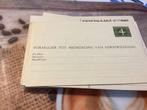 No2278 Briefkaart 4 cent formulier tot mededeling van adresw, Postzegels en Munten, Brieven en Enveloppen | Nederland, Ophalen