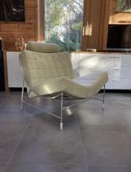 Leolux Volare Fauteuil met voetbankje, Huis en Inrichting, Fauteuils, Ophalen, Gebruikt, 75 tot 100 cm, 75 tot 100 cm