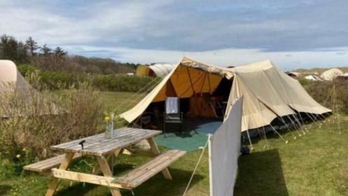te huur in September 4 -6 persoons Tent stortemelk Vlieland, Caravans en Kamperen, Tenten, tot en met 6, Zo goed als nieuw, Ophalen