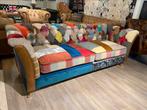 PATCHWORK MULTI COLOR CHESTERFIELD 3 ZITS BANK HARRIS TWEED