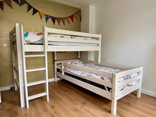 Flexa stapelbed, Kinderen en Baby's, Kinderkamer | Stapelbedden en Hoogslapers, Zo goed als nieuw, Stapelbed, Ophalen of Verzenden