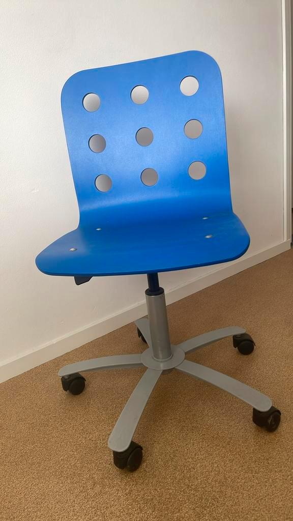 IKEA Buro stoel - Blauw, Huis en Inrichting, Bureaustoelen, Gebruikt, Bureaustoel, Blauw, Ophalen