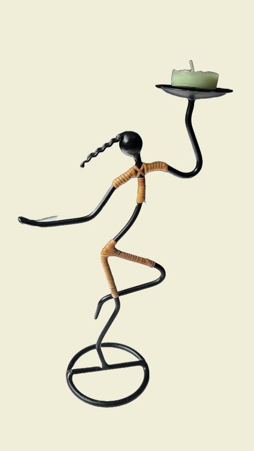 Vintage Deense kandelaar, Laurids Lønborg, '60, Deens Design, Antiek en Kunst, Kunst | Designobjecten, Ophalen of Verzenden