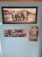 Wand decoratie (3), Huis en Inrichting, Ophalen, Minder dan 50 cm, Zo goed als nieuw, Minder dan 50 cm