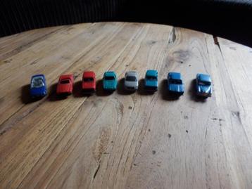 9 modelauto''s modelspoor 1: 87 H.O spoor auto's. beschikbaar voor biedingen