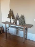 Oud houten sidetable, Huis en Inrichting, Tafels | Sidetables, Ophalen of Verzenden, Zo goed als nieuw, 25 tot 50 cm, Rechthoekig